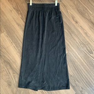 Otis and Maclain faux suede skirt